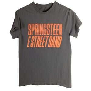 Bruce Springsteen E Street Band 2023 Tour T Shirt Gray Small
